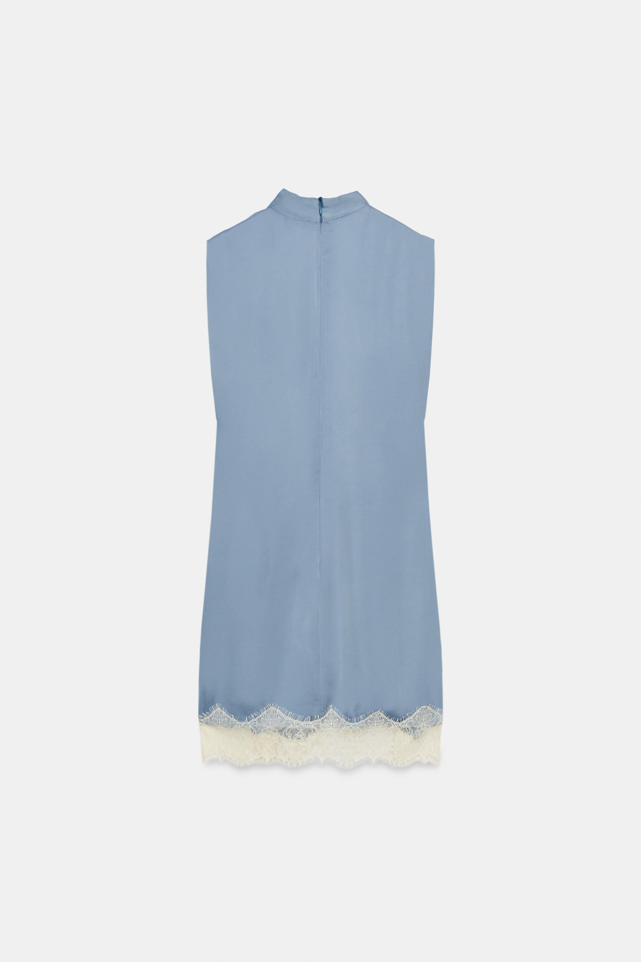SATIN LACE DRESS